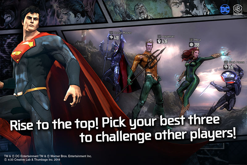 Team up with your favourite DC Characters!