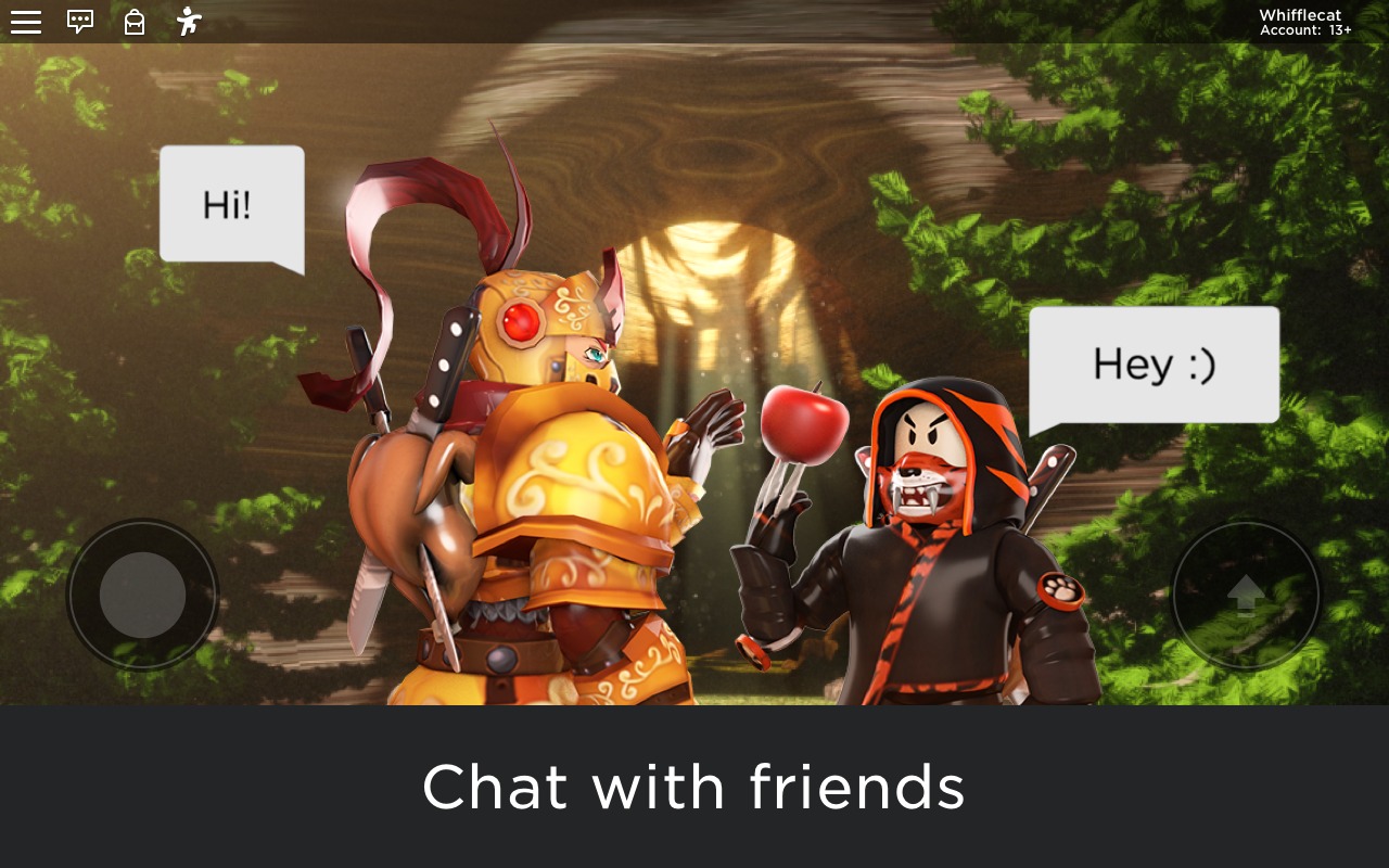 roblox chat with friends