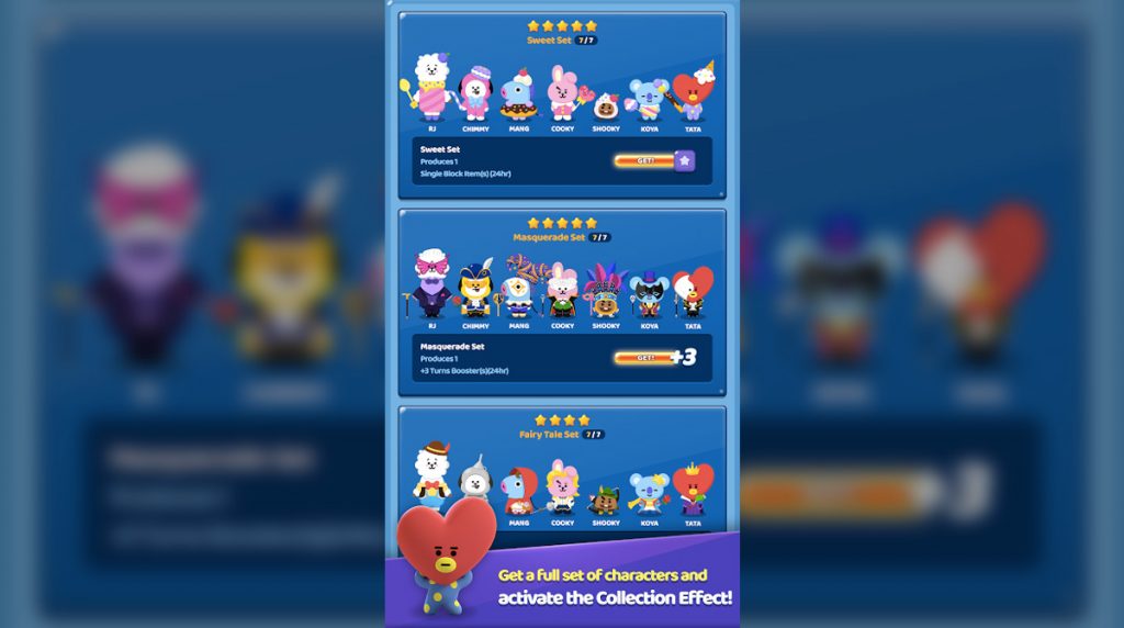 puzzle star bt21 activate collection effect