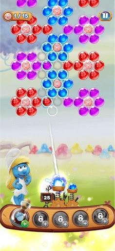 Smurf Bubble Shooter Gameplay