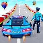 Police Car Ramp Stunts Race 3D