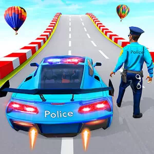 Police Car Ramp Stunts Free Full Version