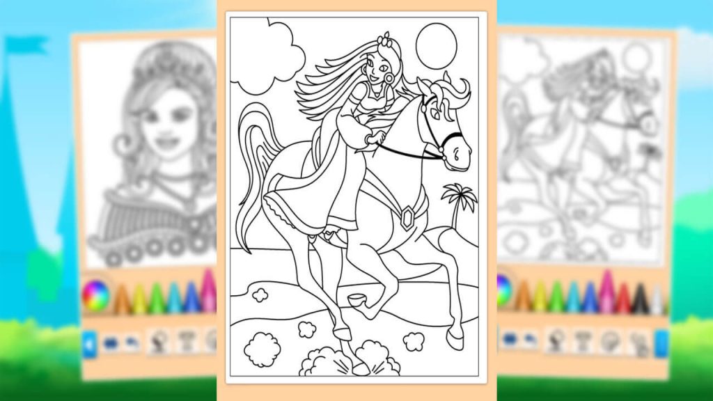 Princess Coloring Game Princess 1024x576 1