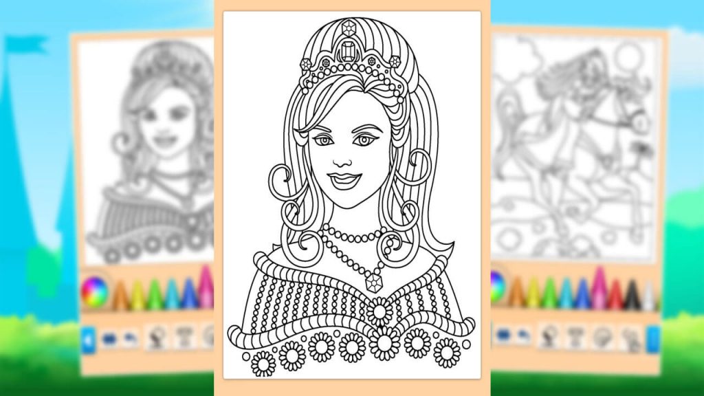 Princess Coloring Game Queen 1024x576 1