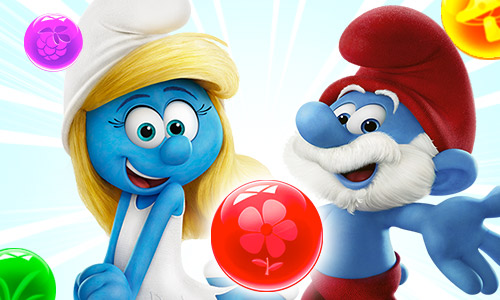 Smurf Bubble Shooter Target
