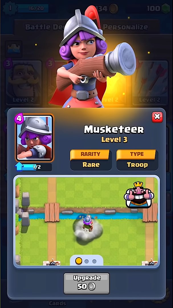 Clash Royale Musketeer