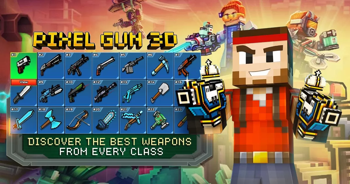 Pixel Gun 3d Class Weapons Guide