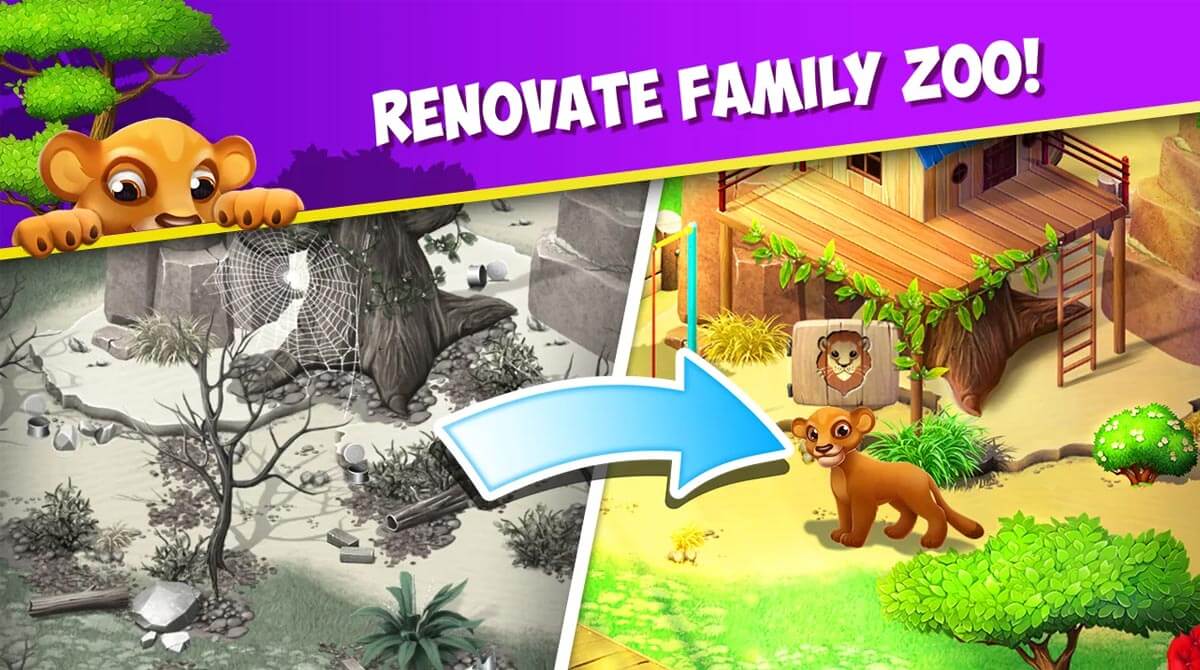 Family Zoo PC - Download Puzzle Animal Game For Free