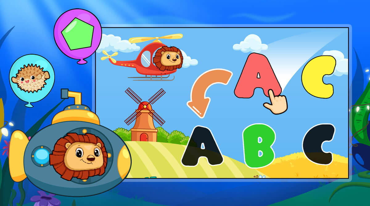 Balloon Pop Kids Learning Game - Download this Educational Game