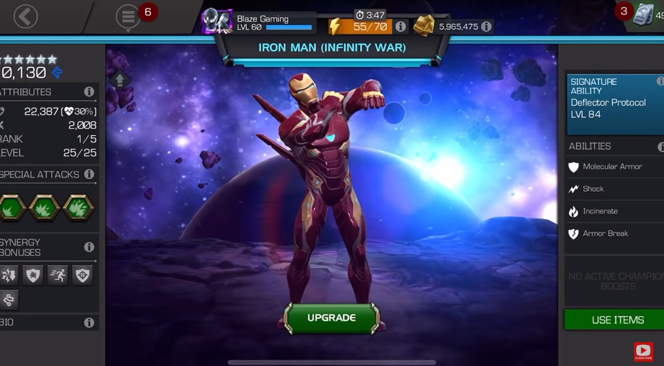 Marvel Contest of Champions - Part of the journey is the end.  #ContestofChampions #IronMan