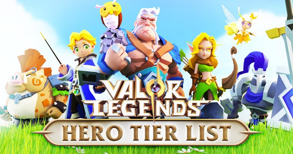 Valor Legends Tier List Header