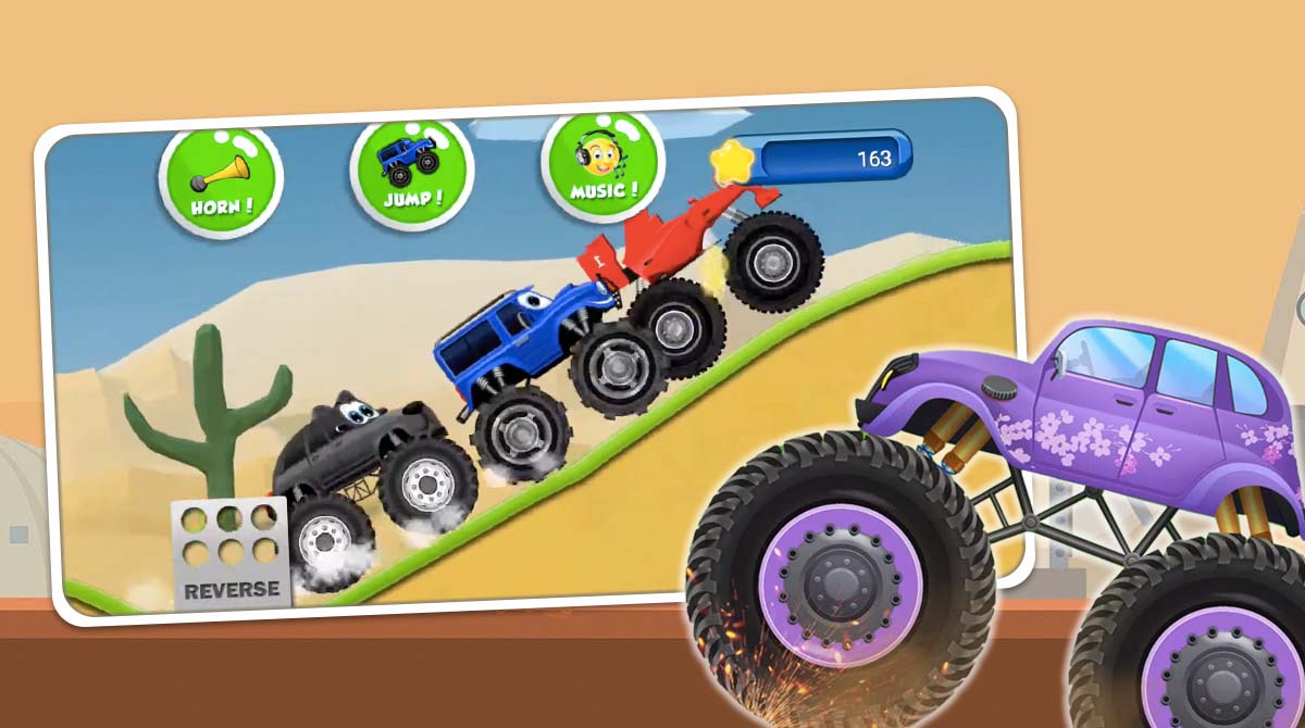 Download Monster Truck Game For Kids for PC - EmulatorPC