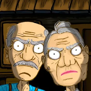 Grandpa And Granny On Pc